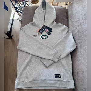 BOSS x NFL Men’s Gray New York Jets Hoodie Sweatshirt 3XL XXXL Sporty Football